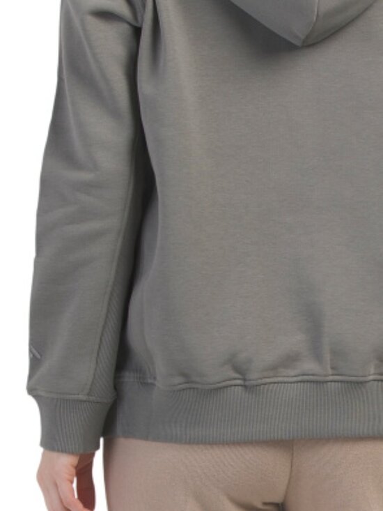 NEW FITFLOP Cotton Blend Zip Hoodie in gray for women 1125 2t7 - Picture 4 of 4